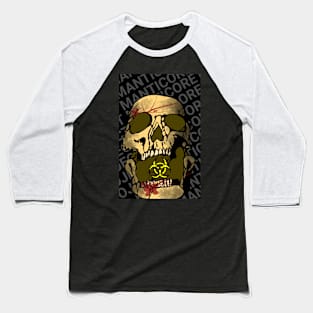 Project Manticore Skull Baseball T-Shirt